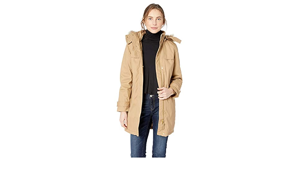 Joules Aspen Fur Trimmed Womens Parka 
