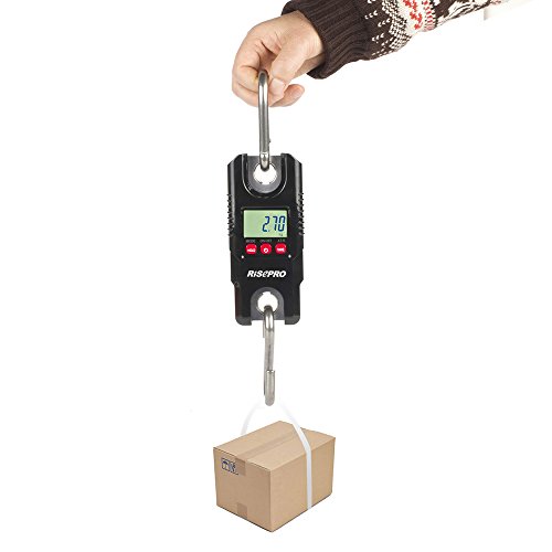 Hängewaage, risepro® Digital Hängewaage Gepäck Fischerei Balance Pocket Crane 300 kg wh-c300 - 6