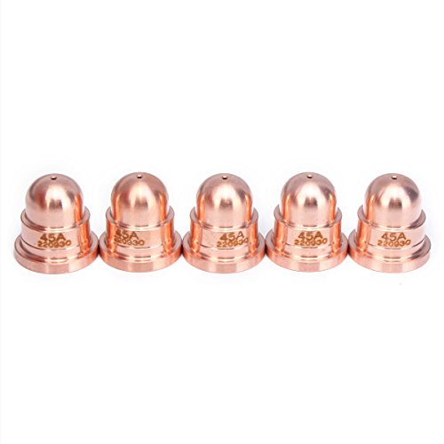 FEVERWORK 5Pcs Copper 220930 Fine Cut Nozzles Replacement For MAX65 Plasma Cutting Nozzle