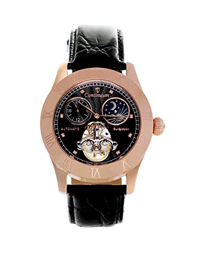 Continuum Herren-Armbanduhr Automatik Analog Leder Schwarz - CO15017 Continuum Herren-Armbanduhr Automatik Analog Leder Schwarz - CO15017