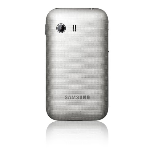 Samsung Galaxy Y S5360 Smartphone (7,62 cm (3 Zoll) Display, Touchscreen, 2 Megapixel Kamera, Android 2.3) metallic-gray