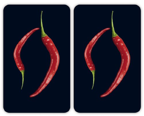 WENKO Abdeckplatte Universal Peperoni Duo, 2er Set - 6