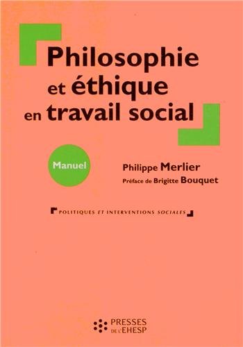 Book's Cover of Philosophie et éthique en travail social