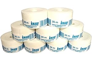 KNAUF Fogtäckremsor glasfiber 25 m x 50 mm (10)