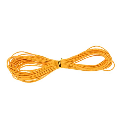Gazechimp 6pcs Gewachste Baumwollschnur Wachsband Baumwollkordel 10M 5mm für Schmuckherstellung – Mehrfarben1, one size - 5
