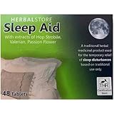 Sleep Aid Helps Sleep Insomnia Remedy 48 Tablets Sleep Disturbance Herbal Relief