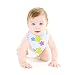 Baby Bandana Drool Bibs Unisex | 6 Pack Gift Set for Newborns to Toddlers | Soft Cotton and Absorbent Polyester | Adjustable Nickel Free Snaps | Nice Shower Gift