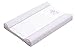 PETIT PRAIA Juliette 100 Percent Terry Soft Cotton Bath Changing Mat Cover (465 x 70 cm, White/Rose/Lilac)