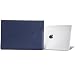 Produktbild LIANG MacBook air MacBook Pro iPad Air2 11.6, 12, 13.3, 15.4 zoll hülle leder tasche Hülsenkoffer PU-Leder Laptoptasche Schützend Tragen Hüllen(11.6 Zoll,blau)