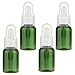 Segolike 4pcs 35ml Empty Refillable Dropper Bottle with Pipette Essential Oil Sample Container - Green RS.445.00