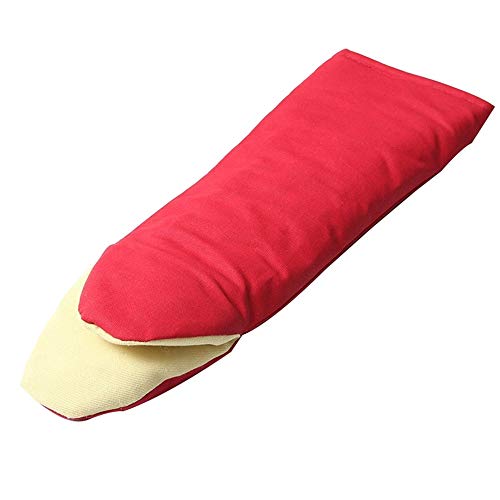 Preisvergleich Produktbild Philip Peacoc 2 Teile / LOS verdickung Lange ofen backen verbrühungshemmende hitzebeständige Handschuhe (Color : Red, UnitCount : 2PCS)