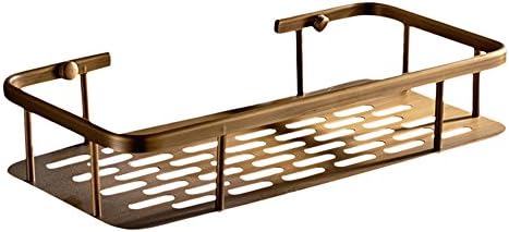 MIAORUI Single antique, all copper square board basket, shower room, bathroom shelf, 30 cm