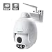 Produktbild SV3C Überwachungskamera Aussen WLAN 1080P Dome IP Kamera PTZ,5X Optischer Zoom,Wasserfest,Bewegungserkennung,50m Nachtsicht,Supporto TF Card da 128 GB,Kompatibel mit Smartphones/Tablets/Windows