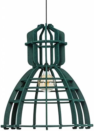 Het Lichtlab Hanglamp no.19 xl industrielamp PET donker groen vilt