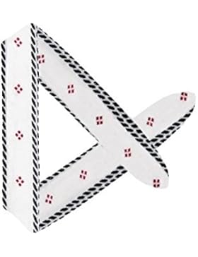 Armband Unisex Rich Gone Broke Nylon weiß BL86