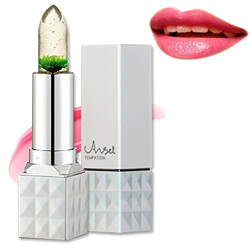 Jelly Lippenstift, Richoose Blume Temperatur Farbwechsel Lippenstift Wasserdichtes langlebiges Moisturizing Lip Balm Engel Versuchung Lip Gloss für Mädchen