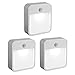 Price comparison product image Mr. Beams Night Light Wireless Motion Sensor Battery-Sensing LED Stick, Wall Mounted for Hallway, Stairway, Washroom, Wardrobe, Closet MB723 (Pack of 3)