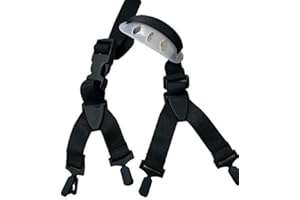 URBENLIFE Cinturino sottogola per elmetto, Sottogola Universale per elmetto, Fibbia Protettiva per Esterni Plus, Tipo Y.