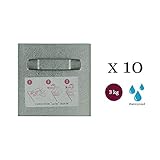 BOLHE Lot de 10 Attaches adhésives 70x70 mm Max 3 kg pour intérieur/extérieur - Fixation Dibond et Miroir