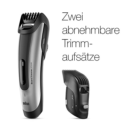 Braun Bartschneider BT5090, mit Ladestation, silber - 2