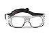 Produktbild Bigherdez Basketball Training Brille Fußball Sportbrillen Rahmenexplosionsgeschützte Anti-Schock Golf Außen Myopie Frame - Transparent Grau