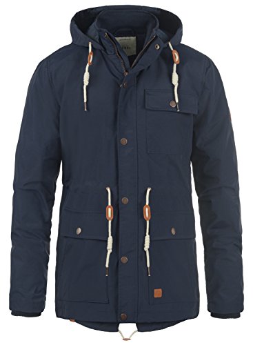 REDEFINED REBEL Magee Herren Jacke bergangsjacke aus hochwertiger Materialqualitt, Gre:L, Farbe:Navy