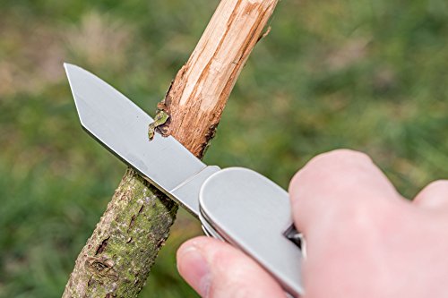 Outent Multi-Tool Edelstahl Ess Klapp Camping Besteck-Set (9-in-1) - 8