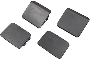 HUYILUN0104 1 lot 4 Pcs Front & Rear Bumper End Caps L&R Compatible with Jeep Wrangler TJ 1997-2006