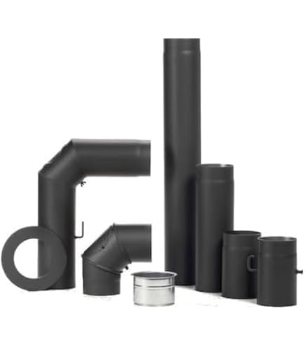 RD150/2 2mm Steel Stove Pipe (Smoke Pipe) 150mm Diameter For Stoves And - View #7