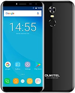 Oukitel C8 5.5" 18:9 Infinity Display Android 7.0 MTK6580A Quad Core Smartphone 2G RAM 16G ROM 3000mAh Fingerprint Mobile Phone-black