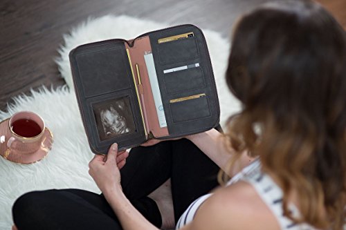JUBELIST kids WALLET ★ Mutterpass Hülle ★ U-Heft Tasche , Mutterpasshülle und Organizer für Ultraschallbilder und die Dokumente des Babys - 4