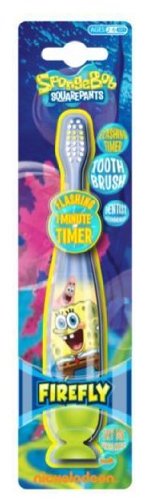 SPONGEBOB FLASHING TOOTHBRUSH WITH TIMER