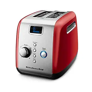 KitchenAid 5KMT223GER 1100 - Watt 2 Slot Automatic/Pop Up Toaster - Empire Red