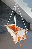 Hängebettchen aus 100% Bio-Baumwolle von Petite planète Zébul'hamac Babybettchen Hängeschaukel Hängebett