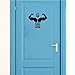 Produktbild YUTAO 24 * 18,5 cm Bodybuilding Gym Fitness Wort Muskulös Tür Aufkleber Wandaufkleber Dekoration