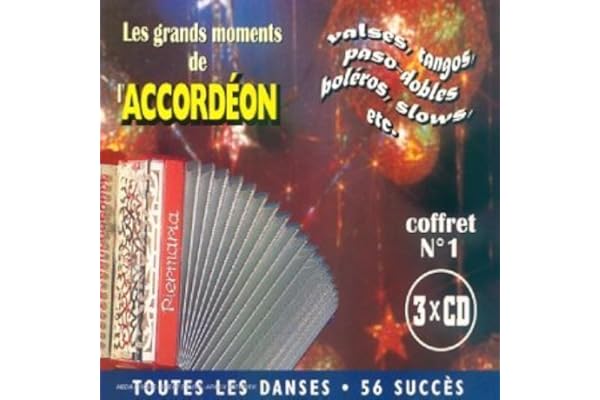 Coffret Les Grands Moments de l'accordéon : Volume 1 / Volume 2 / Volume 3