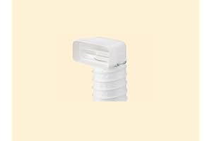 COMPAIR Naber MF-URX 125 Umlenkstück 90° mit Flexschlauch, weiß, 500 mm