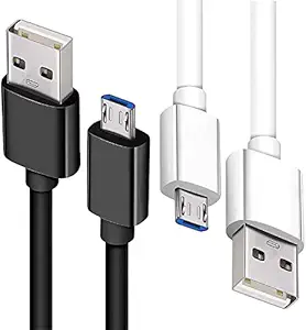 Data cable fast charging for Nokia 6303i classic USB Cable Original Like Charger Cable | Sync Quick Fast Charging Cable |Micro USB Data & Charging Cable | Android V8 Cable (3.1 Amp, 1 Meter, VVB, Black , White )