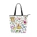 Price comparison product image Fashion Canvas Tote Handbag for Women Girls Cute Baby