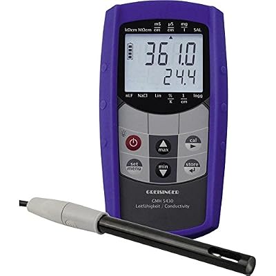 Greisinger GMH 5430 – 400 Instrument de mesure de la conduttività GMH 5430 + LF400 calibré selon Standard de Forge