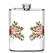 Produktbild Rundafuwu Flask for Liquor7 Oz Stainless Steel Flask Mama's Boy So What Letters Printed Portable Stainless Steel Leakproof Flasks, Mini Flagon, Leather Packaging Jug Flagon for Men Women Gift