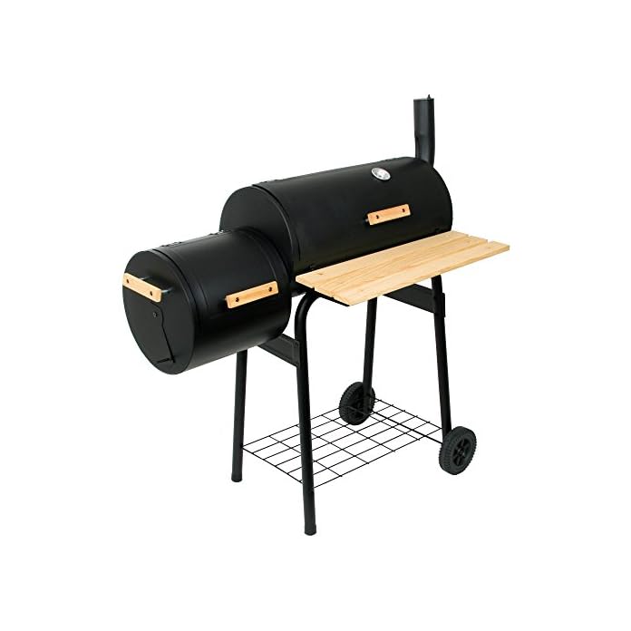 Bbq Toro Smoker Holzkohle Grillwagen Magnolia Mit Feuerbox Bbq Holzkohlegrill Barbecue Ruchergrill Mit Sidefirebox Holzkohlegrillwagen
