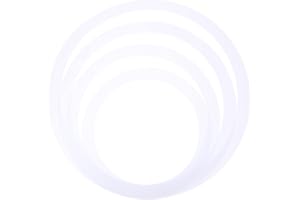 Angoily 4 anelli di smorzamento del tamburo, per tamburi da 12/13/14/16 pollici, anelli di smorzamento per il controllo del rumore e per migliorare