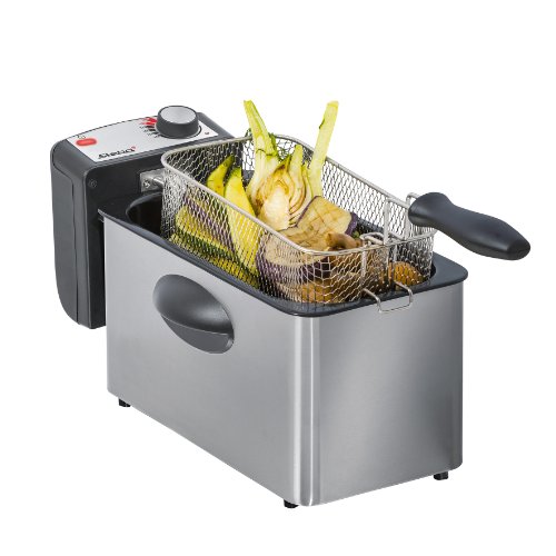 Steba DF 180 Edelstahl Fritteuse, Profi-Heizsystem, 3 L - 4