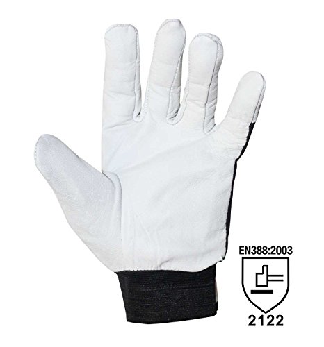 redelguanto Handschuh Mod.Golf Innenhand aus Leder/Rücken Baumwolle mit Klettverschluss - 3