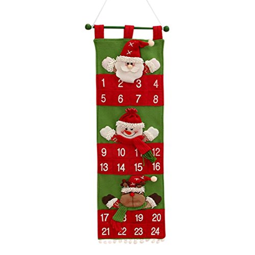 Download Saihui Décorations de Noël Père Noël Calendrier Hôtel Lobby Famille Pendentif E