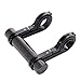 Produktbild Hunpta Fahrrad Taschenlampe Halter Lenker Fahrrad Zubehör Extender Halterung (Schwarz)