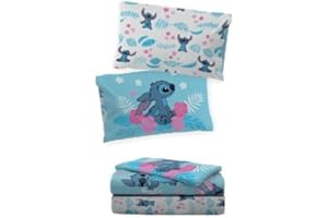 IL DOLCE STILE DELLA TUA CASA set completo lenzuola piazza e mezza o singolo per cameretta 100% cotone stampa frozen -princess - minnie -barbie (lilo e stitch 1 piazza)