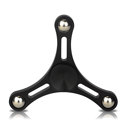 Tri Fidget Hand Spinner, High Speed Great bearings, Helps Reduce Stress and Racing Mind Perfect For ADD, ADHD, Anxiety, and Autism Adult Children (Black) Tri Fidget Hand Spinner, High Speed Great bearings, Helps Reduce Stress and Racing Mind Perfect For ADD, ADHD, Anxiety, and Autism Adult Children (Black)