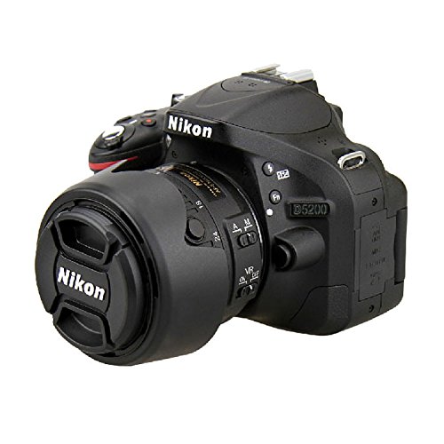 Pixtic - Pare-soleil HB-69 pour Nikon D90 D5100 D5200 D3000 D3100 D3200 NIKON AF-S DX NIKKOR 18-55mm f 3 5-5 6G VR II